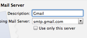 Setup Mail.app to use Gmail