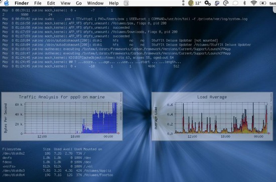 GeekTool Screenshot