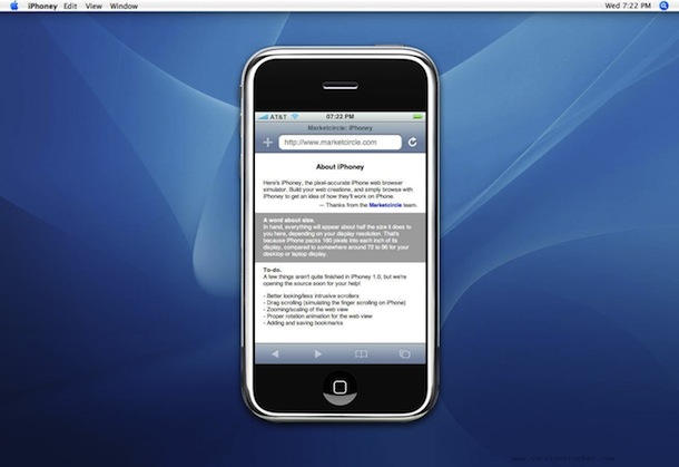 iphone simulator