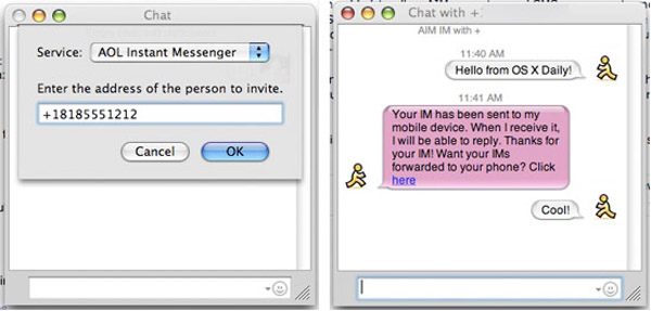 free sms aim