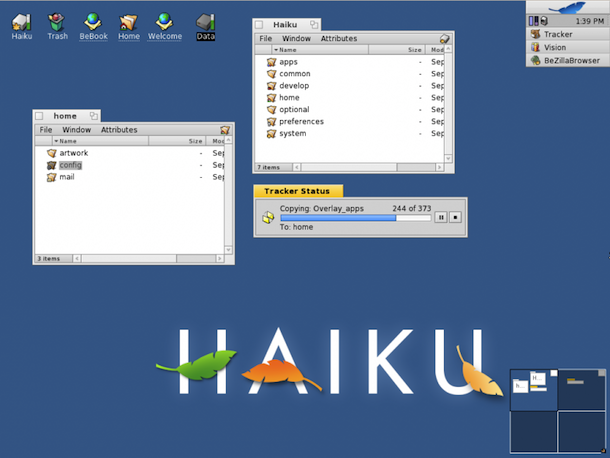 haiku screenshot
