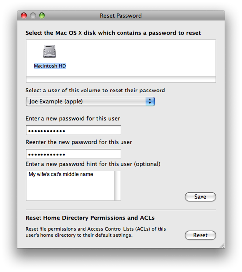 reset mac password screen reset mac password screen