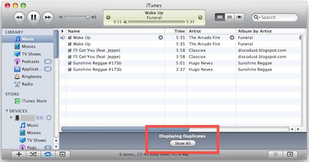 itunes. Now iTunes will display ONLY