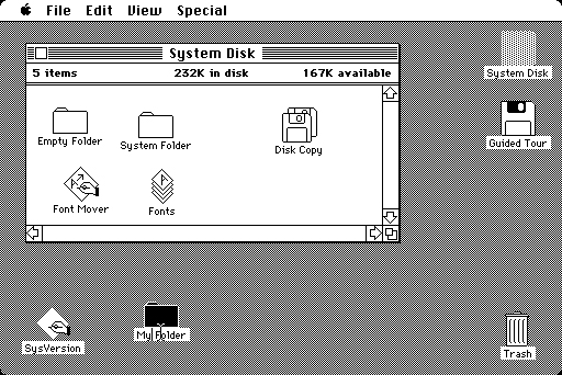 Mac OS Evolution: System 1.0