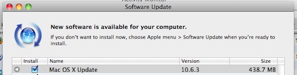 mac os x 10.6.3 update