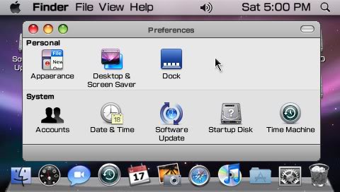 mac psp Preferences