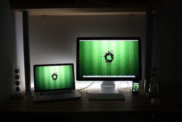 Mac Setups: 15″ MacBook Pro with a 24″ Apple Cinema Display