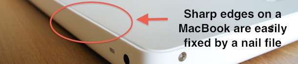 macbook sharp edges