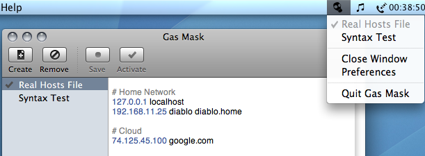 switch different hosts files mac