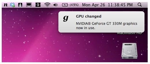 manually switch graphics processors macbook pro