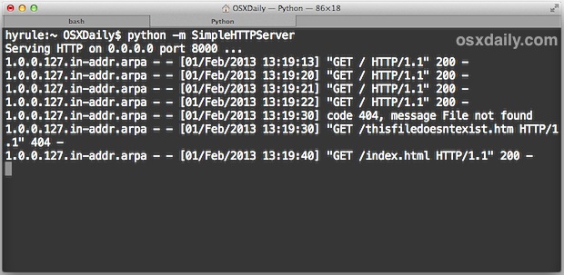 python-web-server python web server