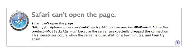 apple store down iphone preorder