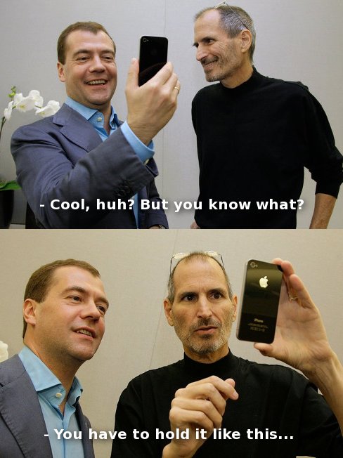 iphone 4 jobs and russian president iphone 4 jobs and russian president