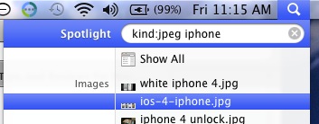 search jpeg spotlight