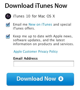 iTunes 10 available to download