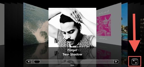 itunes full screen cover flow mode itunes full screen cover flow mode
