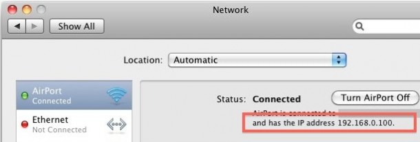 ip address mac