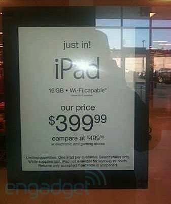 ipad for 399 tjmaxx