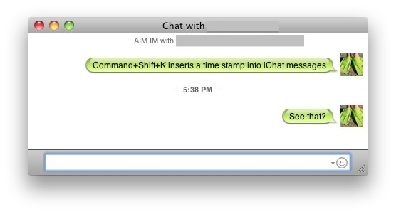 timestamp ichat timestamp ichat
