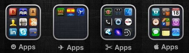 wingding ios folder label