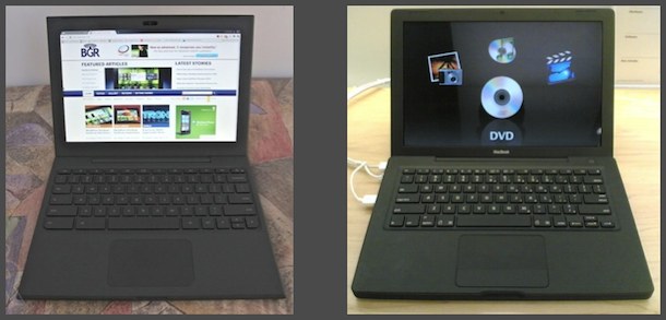 google chrome notebook and macbook. Check out the keyboards too, 