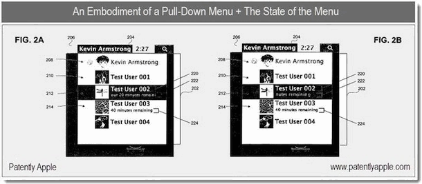 mac os x active menu patent mac os x active menu patent