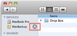 safely eject disk mac