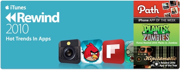 top iphone ipad apps 2010