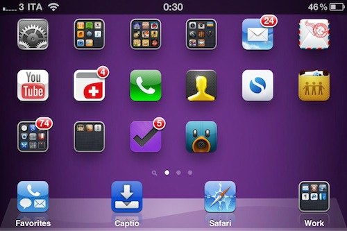 use iphone landscape mode