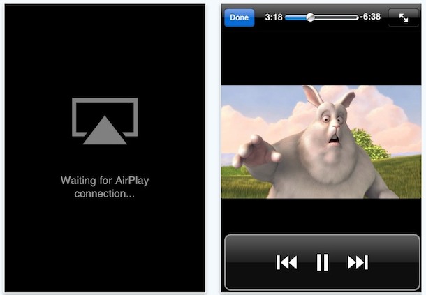 airview airplay stream iphone to iphone