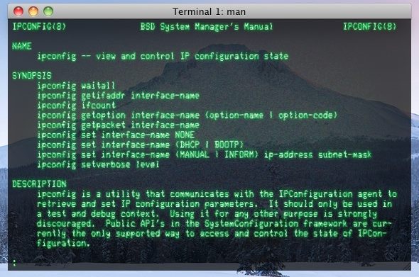 mac terminal window