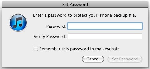 forgot iphone backup password