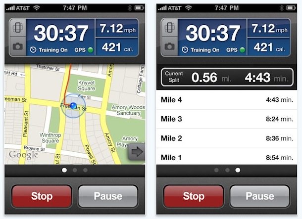 run tracking iphone app