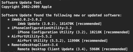 software-update-command-line-mac