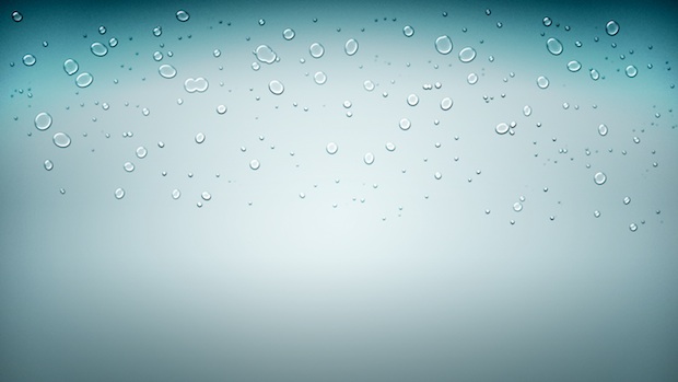 iOS water drops