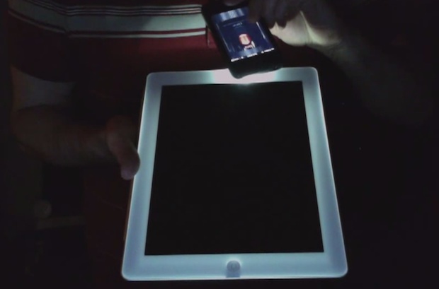 ipad 2 white. glowing white iPad 2 frame
