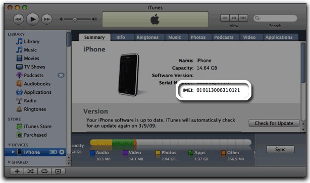 How To Get My Imei Number On Iphone 4
