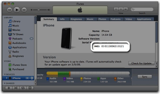 How To Find The Imei Number On Iphone 4