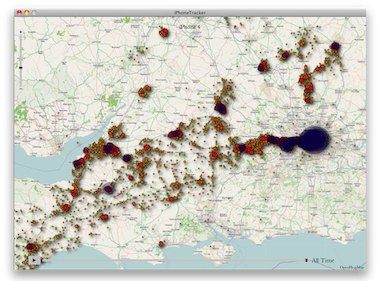 Tracking Iphone Location