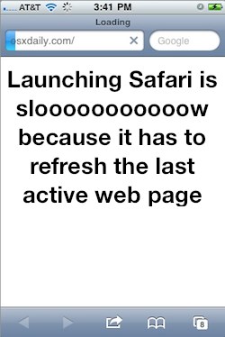 Speed up Safari on iPhone