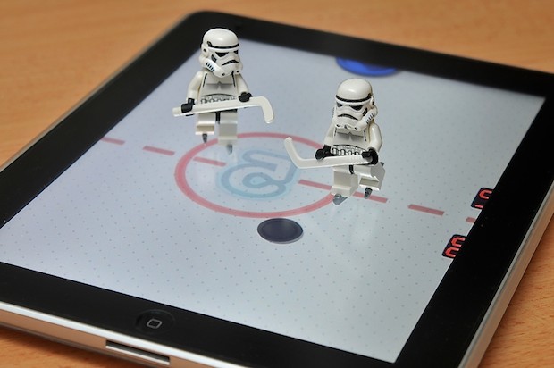 lego iPad hockey