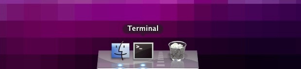 Show active apps only in Mac OS X Dock