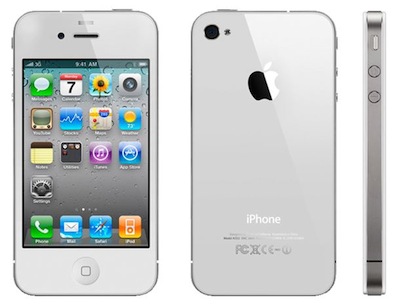 iphone 4. White iPhone 4