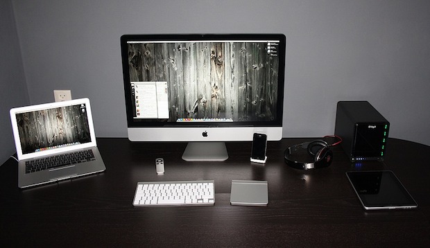 MacBook Air and iMac 27" with iPad
