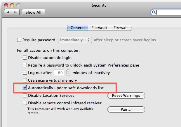Enable and disable the Automatic Malware Definitions List enable and disable automatic malware definitions downloads