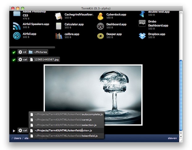 TermKit is a GUI Terminal