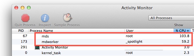 Mac running hot because of MDS &  mdworker