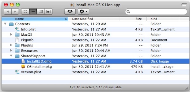 Mac Os X Lion Installesd Dmg Download