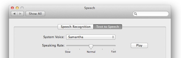 Voices in OS X Lion
