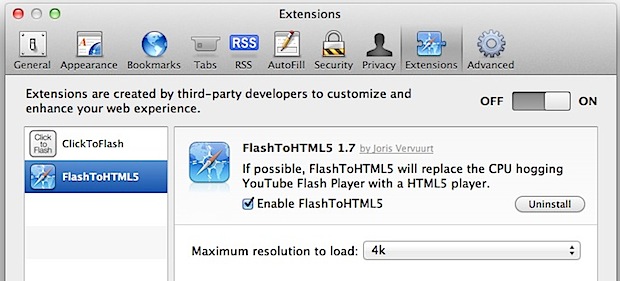 flash-to-html5 Flash to HTML5 Video Player for Mac OS X